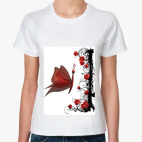 Женская футболка, белая