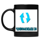 Кружка цветная UV-DTF