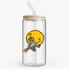 Банка с бамбуковой крышкой