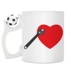 Кружка с футбольным мячиком