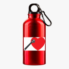 Металлическая бутылка 400 мл UV-DTF