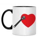 Кружка двухцветная