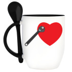 Кружка с ложкой