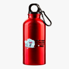 Металлическая бутылка 400 мл UV-DTF