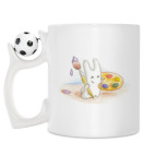 Кружка с футбольным мячиком