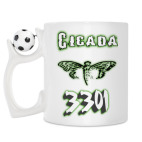 Кружка с футбольным мячиком