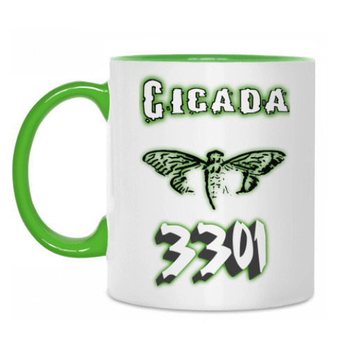 Кружка с принтом Cicada 3301