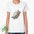 Женская футболка органик