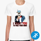 Женская спортивная футболка