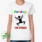 Женская футболка органик