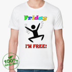 Мужская футболка органик