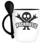 Кружка с ложкой