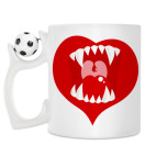 Кружка с футбольным мячиком