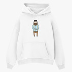 Толстовка худи оверсайз