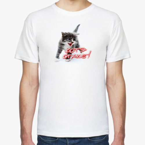 Футболка с принтом Котэ отаке!
