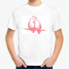 Детская классическая футболка Love