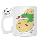 Кружка с футбольным мячиком