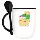 Кружка с ложкой