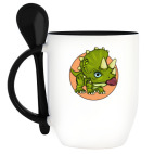 Кружка с ложкой