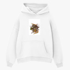 Толстовка худи оверсайз