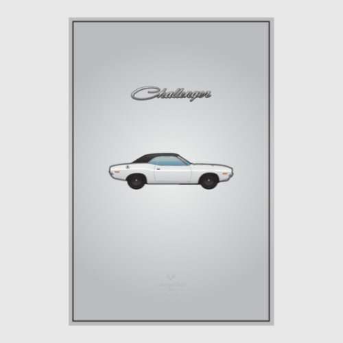 Постер Dodge Challenger R/T