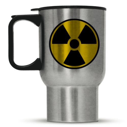 Кружка-термос с принтом Радиация!