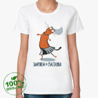 Женская футболка органик