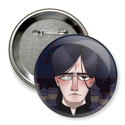 Значок 75мм с принтом Маг