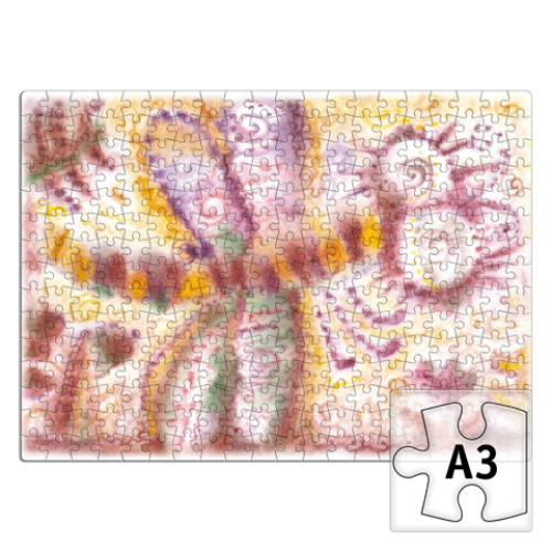 Пазл с принтом Стрекоза из м/ф Винни-Пух