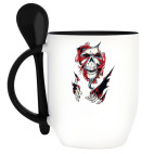 Кружка с ложкой