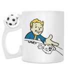 Кружка с футбольным мячиком