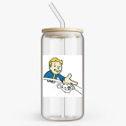 Банка с бамбуковой крышкой