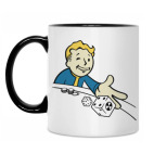 Кружка двухцветная