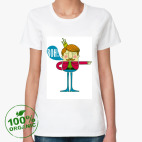 Женская футболка органик