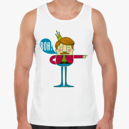 Майка с принтом Принц