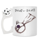 Кружка с футбольным мячиком