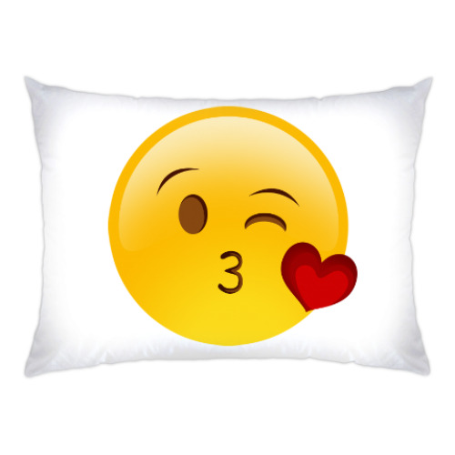 Подушка Emoji Смайл: Воздушный Поцелуй