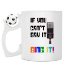 Кружка с футбольным мячиком