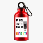 Металлическая бутылка 400 мл UV-DTF