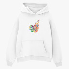 Толстовка худи оверсайз