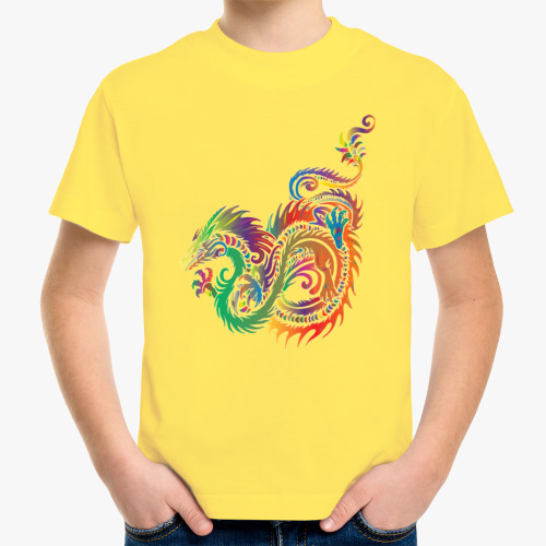 Детская футболка с принтом Drache