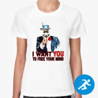 Женская спортивная футболка