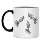 Кружка двухцветная