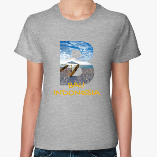 Женская футболка Океан, Бали, Индонезия