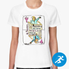 Женская спортивная футболка