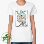 Женская футболка органик