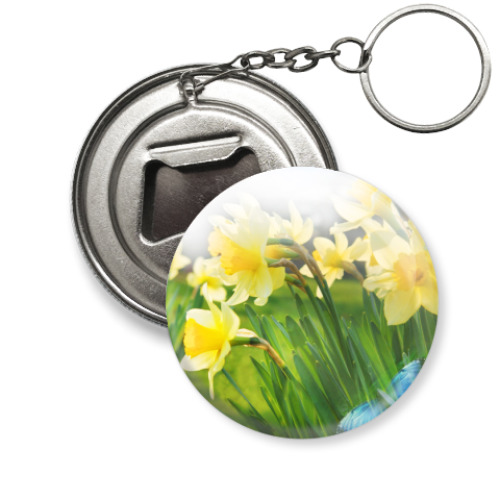 Брелок-открывашка с принтом ПОЛЕ