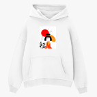 Толстовка худи оверсайз