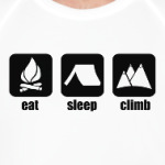 Eat, sleep, climb