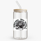 Банка с бамбуковой крышкой